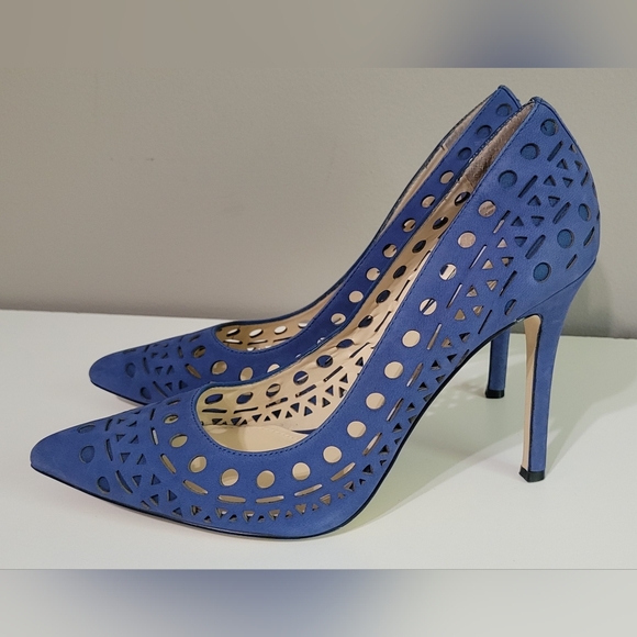 BCBGeneration Cut-Out Leather Heels - Picture 5 of 11